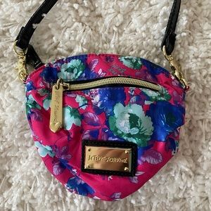 Small Floral Betsey Johnson Cross Body Purse